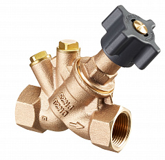 Вентиль запорный Oventrop Hydrocontrol ATR DN 15, бронзовый, kvs 3.88