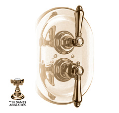 Встраиваемый смеситель NICOLAZZI для душа DAMES ANGLAISES внешняя часть термостата 4909BZ18