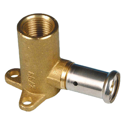 Водорозетка Henco ВР, латунь пресс, 16x1/2 (52 мм)