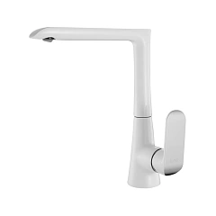 Смеситель для кухни IDDIS Calipso, белый/хром, на мойку