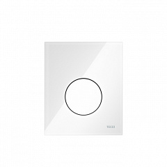 Лицевая панель TECE TECEloop Urinal, стекло, белая, клавиша белая