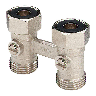 Блок подключения радиатора Viega 50 x G 3/4, прямой, модель 1096.5