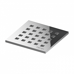 Декоративная решетка TECE TECEdrainpoint S quadratum, нержавеющаясталь, 100 мм