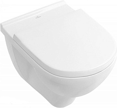 Унитаз подвесной Villeroy and Boch O.Novo DirectFlush Ceramic Plus (с крышкой SoftClose) 5660HRR1 (5660 HRR1)