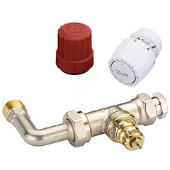 Комплект клапана Danfoss RTR-K/RTR 7090 - Ду15,1/2 уплотнительной втулкой (для двухтрубной системы отопления)