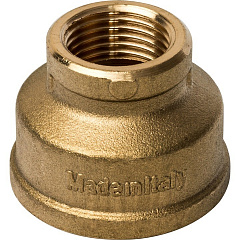 Муфта Stout переходная, из латуни, внутренняя резьба 2x1 1/4