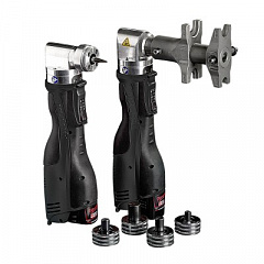 Набор аксиального инструмента Novopress (аккумуляторный запрессовщик, аккумуляторный расширитель, насадки 16–32 мм)