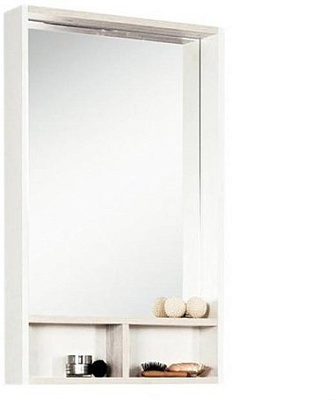 Зеркальный шкаф Акватон Йорк 60 белый/выбеленное дерево 1A170102YOAY0