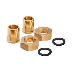 Комплект присоединительных гаек HOOBS 1/2 (DN 15) латунь