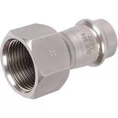 Переходник Rommer пресс 18х3/4, ВПр-ВР, нержавеющая сталь