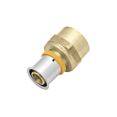 Соеденитель KAN-therm с пресс-кольцом с внутренней резьбой 20x3/4