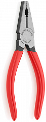 Плоскогубцы KNIPEX комб., рез: провол. ср. d 3.8 мм, твёрд. d 2.5 мм, кабель d 13 мм (16 мм?), L-200 мм, чёрн., 1К ручки