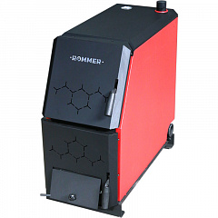 Твердотопливный напольный котел отопления Rommer 21 кВт