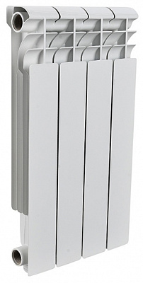 Алюминиевый секционный радиатор отопления Rommer Optima 500 / 4 секции