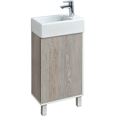 Набор Акватон 1A2216K1EAD80: Тумба-умывальник Эмма Белый(1A221601EAD80) + Раковина Эрис 46(1WH301972)