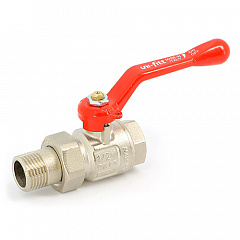Кран шаровой UNI-FITT ETALON НВ 1/2 с разъемным соединением, полнопроходной, ручка