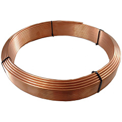 Труба медная отожженная Hailiang в бухтах D 15 х 1,0 EN 1057 (50 м бухта)