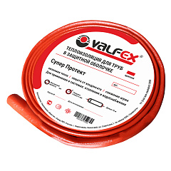 Теплоизоляция трубная Valfex 18x4 мм 10м КРАСНАЯ