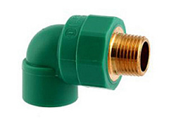 Уголок полипропиленовый Banninger 90гр. с наружной резьбой 25 x 1/2 (PP-R) G8092G2515