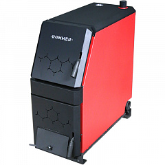 Твердотопливный напольный котел отопления Rommer 31 кВт