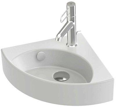 Раковина угловая Jacob Delafon Odeon Rive Gauche 34х34 белая