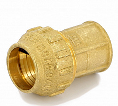Муфта Tiemme с внутренней резьбой 40 x 1 1/4, латунь