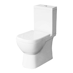 Унитаз компакт Sanita Luxe QUADRO SLIM Белый S1 (WC.CC/Quadro/2-SlimDM/WHT.G/S1)