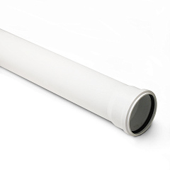 Труба PRO AQUA Stilte Белая для внутренней канализации 75x3000