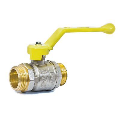 Кран шаровой LD 47.15.Н-Н.Р.GAS газовый, наружная резьба, 1/2, рычаг