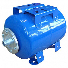 Расширительный бак (гидроаккумулятор) Aquario 8 л горизонтальный, для системы водоснабжения