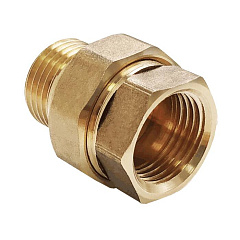 Сгон Valfex латунный разъемный прямой (американка) ВР-НР 1