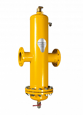 Сепаратор шлама и газа Spirotech Spirocombi Hi-Flow разъемный DN 100 фланцевый