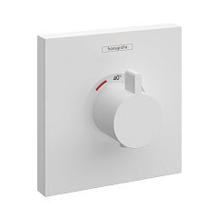 Встраиваемый смеситель Hansgrohe Select Highflow термостатический для душа, матовый белый