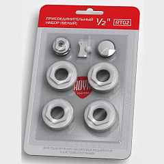 Набор присоединительный Royal Thermo 1/2 серебристый