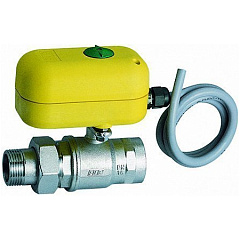 Кран шаровой сервоприводный 2-х ходовой FAR 220 В, 3/4 , НР-ВР