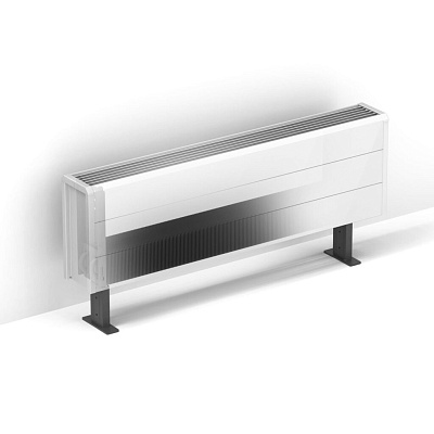 Напольный конвектор Jaga Tempo Free-Standing H20 L140 T10 цвет 101 (белый)
