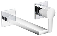 Встраиваемый смеситель KEUCO для раковины EDITION 11 настенный, вылет 219 мм, хром 51116010200