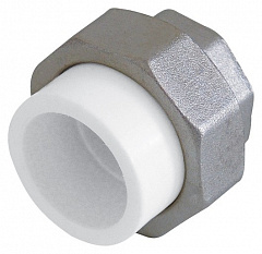 Муфта полипропиленовая Kalde разъемная, 20 x 3/4 ВР