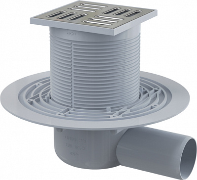 Трап Alcaplast APV1321 горизонтальный, 105 мм, с гидрозатвором