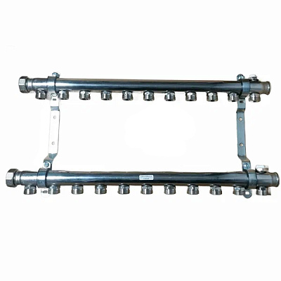 Коллектор TECE для систем отопления без вентилей 1х3/4ЕК 11 контуров, круглое сечение