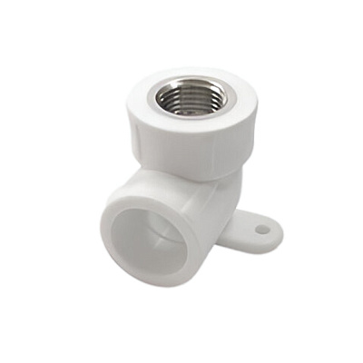 Угол полипропиленовый Valfex PRO с внутренней резьбой (простое крепление) 25х1/2, белый