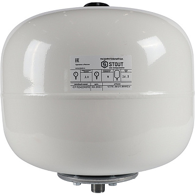 Расширительный бак Stout мембранный, 24 л, для системы горячего водоснабжения