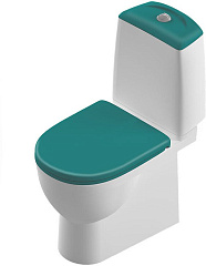 Унитаз компакт Sanita Luxe Best Color Sea BSTSLCC08120522 с сиденьем Soft Close