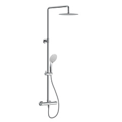 Душевая система Cersanit BRASKO (смеситель термостатический) 3 режима шланг 150 металл