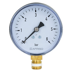 Манометр Afriso RF 63 радиальное, 63 мм, 0-6 бар, G1/4, kl. 2,5