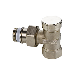 Вентиль запорный Flamco Exclusive Line тип IG/M угловой, 1/2x1/2