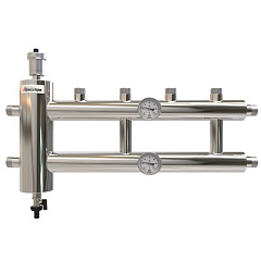 Распределительный коллектор с гидрострелкой ПроксиТерм GSK 32-5 85 кВт, 5 контуров