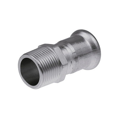 Соединитель KAN-therm пресс INOX нерж. с наружной резьбой 35 x 1 1/4