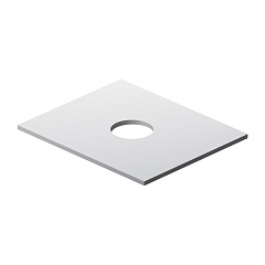 Столешница AM.PM Func под накладную раковину, для тумбы 60 см, цвет белый глянец