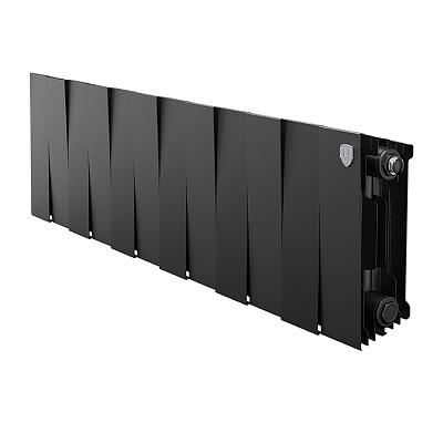 Биметаллический секционный радиатор отопления Royal Thermo PianoForte Noir Sable 200 / 12 секций